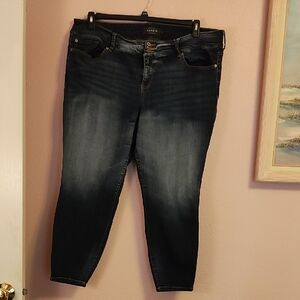 Torrid Black Ankle Cropped Jeans with Stretch